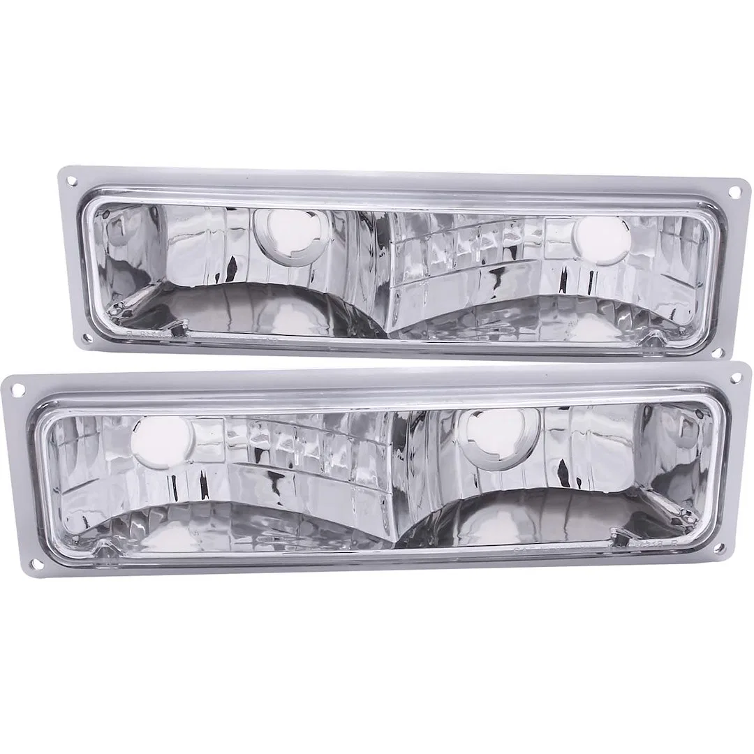 511032 – ANZO Parking/ Turn Signal Light Assembly, Clear Lens With Amber Reflectors Set Of 2
